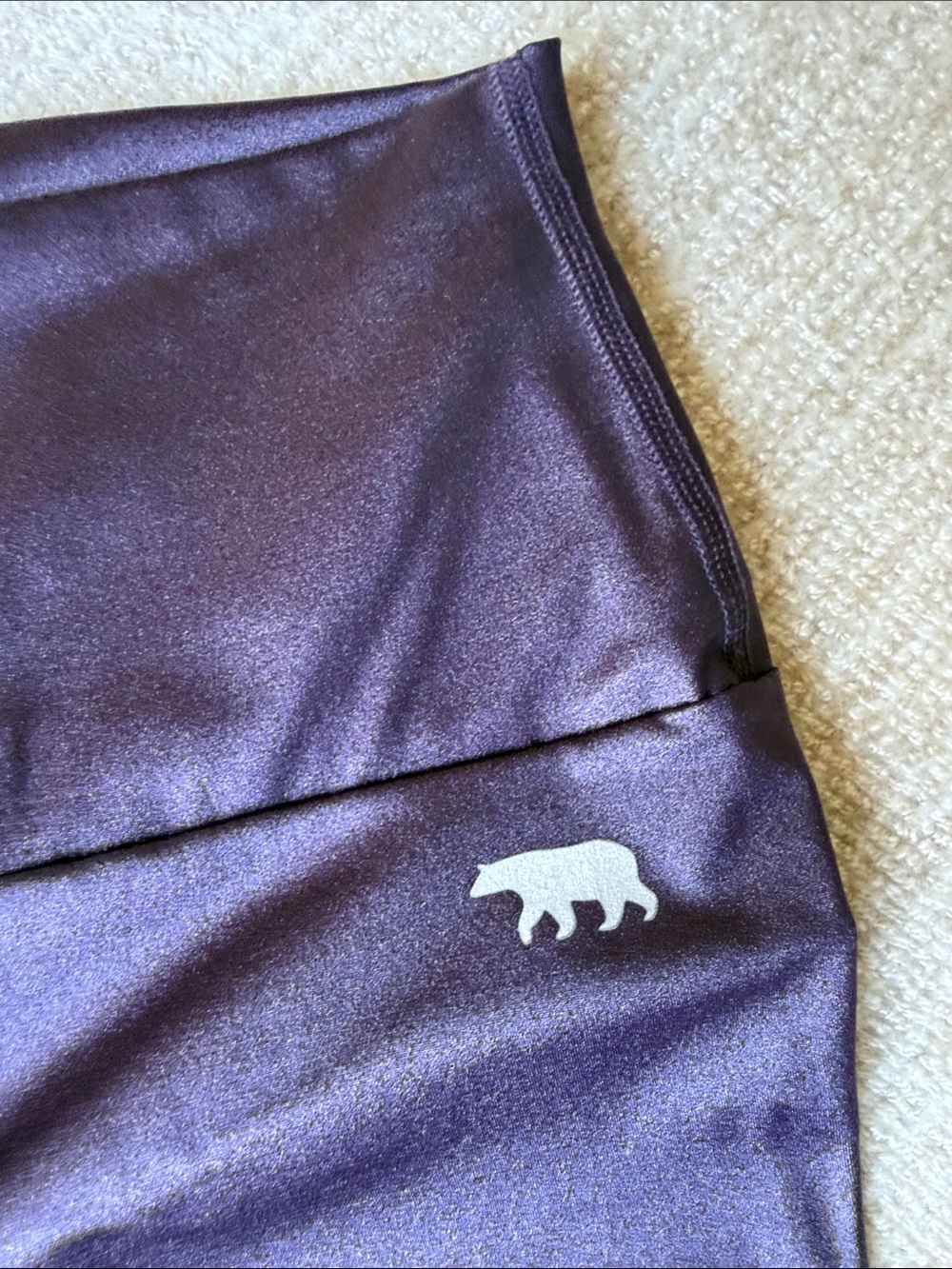 Running Bare Deep Plum Performance Leggings